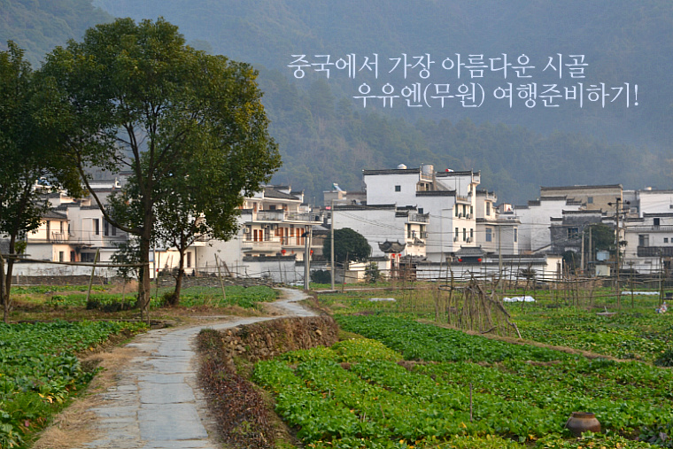 중국에서 가장 아름다운 시골 우유엔(婺源 무원) 여행준비하기! (강서성 3-1호)