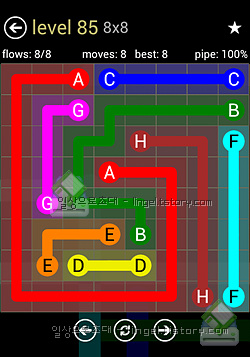 ... 공략 8x8 mania level 85 flow free 게임 공략 8x8 mania level 86