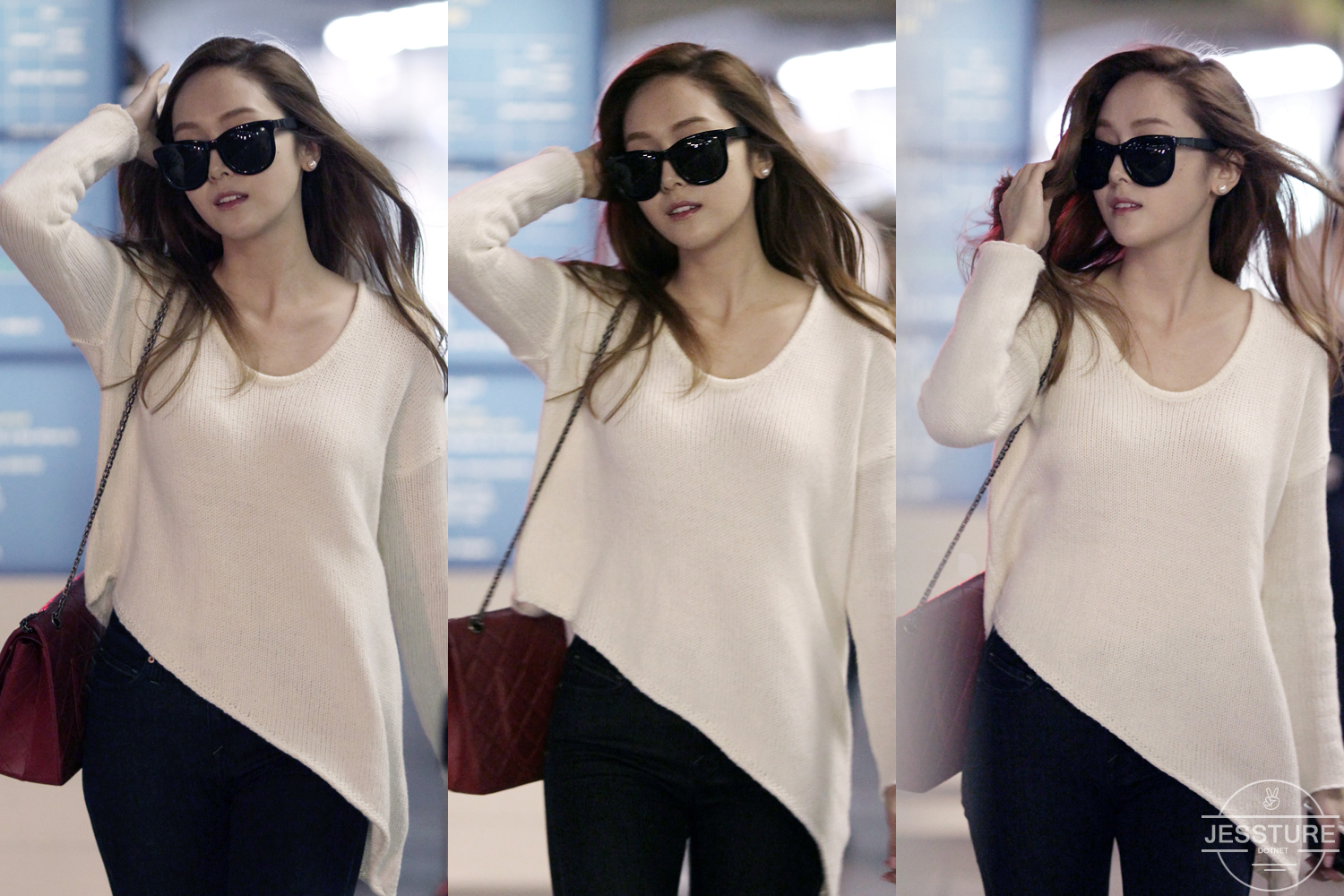 [PIC][30-09-2013]Jessica xuất hiện tại sân bay Incheon vào tối nay 266B403552668F0742822D